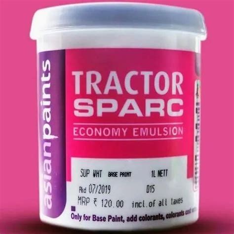 Asian Paints Tractor Sparc Economy Emulsion Paint Ltr At Rs Litre