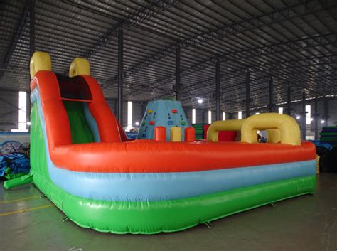 Kids Indoor Inflatable Playground Climbing Fun City Bounce House Play Area