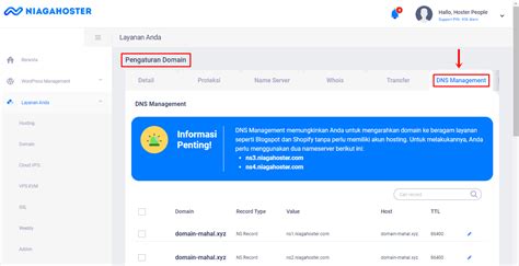 Cara Membuat Subdomain Melalui DNS Management Panduan Niagahoster