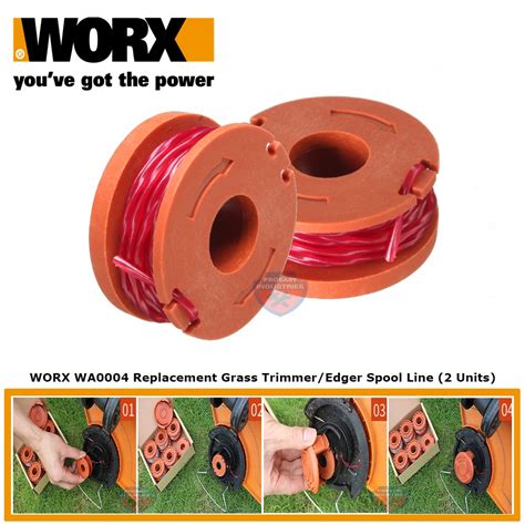 Worx Wa Replacement Foot Grass Trimmer Edger Spool Line Units