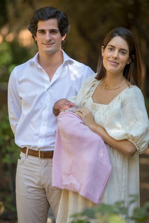 Le duc et la duchesse de Huéscar présentent leur fille Rosario Point