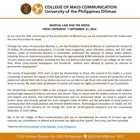 Up Diliman On Twitter The Up Diliman College Of Mass Communication