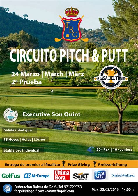 Fbgolf Ii Prueba Circuito Pitch Putt La Casa Del Trofeo