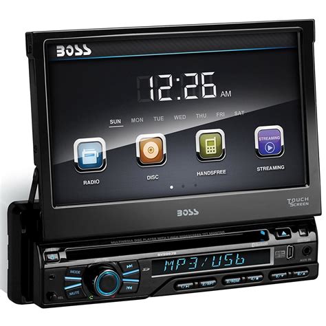 Boss Audio BV9979B Single-DIN DVD/CD Receiver with 7" Digital TFT ...