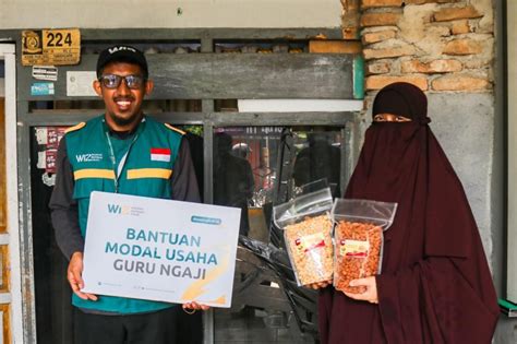 Wiz Dukung Pemberdayaan Ekonomi Guru Ngaji Wahdah Inspirasi Zakat