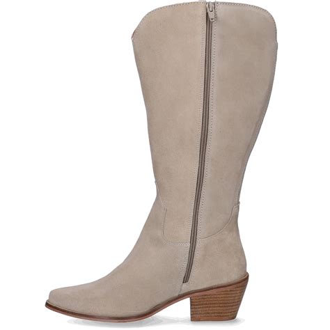 Camberley - Sand - Super Wide Calf Cowboy Boots - JJ Footwear US