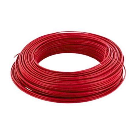 Fil électrique rigide H07VU 1 5mm² Rouge 100m