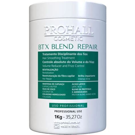 Kit Prohall BTX Blend Repair Extreme Repair Beleza Na Web