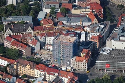 Luftaufnahme Erfurt Umbau Und Sanierung Des Hochhaus Geb Ude