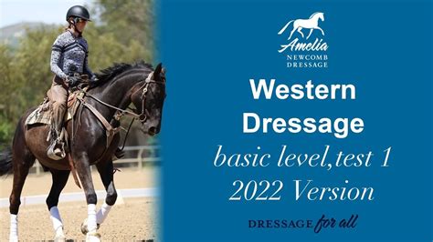 Let S Ride Western Dressage Basic Level Test Youtube