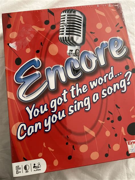 New Sealed Encore Singing Board Game Endless Games New Sealed Ebay