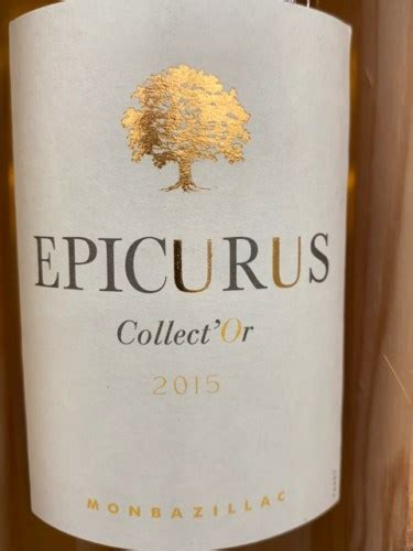 2015 Vins Fins Du Perigord Epicurus Collect Or Monbazillac Vivino US