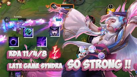 Late Game Syndra Is So Strong Spirit Blossom Syndra Gameplay Wild