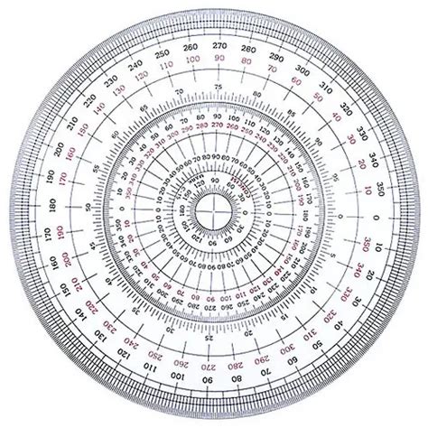 16 Useful Printable Protractors | KittyBabyLove.com