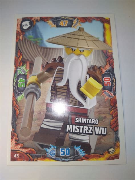 Karta LEGO NINJAGO Wyspa Nr 43 Shintaro Mistrz Wu 11728805070