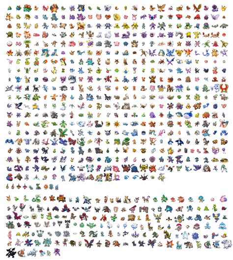 All 649 Pokemon By Brightpikachu On Deviantart