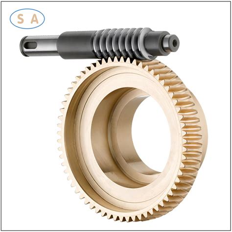 Custom Modulus Gear Lathe Bronze Gears Brass Turbine Worm Gear China