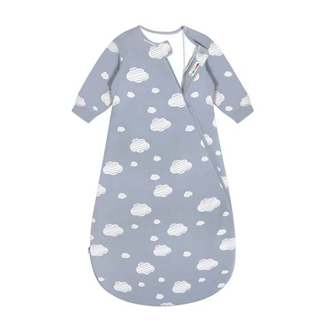 Camel Wool Long Sleeve Sleep Sack 10 Tog Blue Sky Kaiya Baby