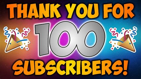 Thank You For 100 Subscribers Youtube