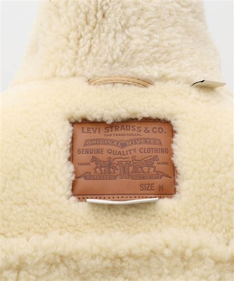 Levi sリーバイスのLEVI S リーバイスSHEARLING TRUCKER OLYMPIA MOUNTONムートン