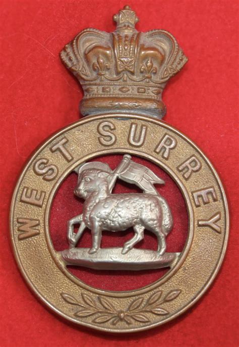 British Army Badges West Surrey Glengarry Badge