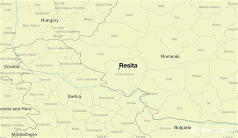 Where is Resita, Romania? / Resita, Caras-Severin Map - WorldAtlas.com