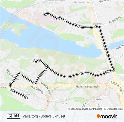 164 Route Schedules Stops And Maps Södersjukhuset Updated