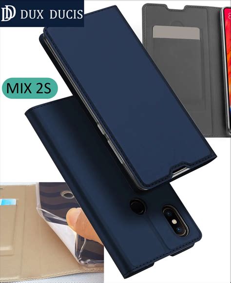 Original Dux Ducis Case Cover For Xiaomi Mi Mix S Book Flip Leather