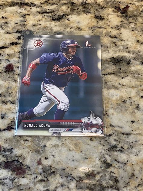 Bowman Prospect Ronald Acuna Bp Ebay