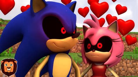 Sonicexe Y Amyexe Se Enamoran En Minecraft Sonic En Minecraft Leon