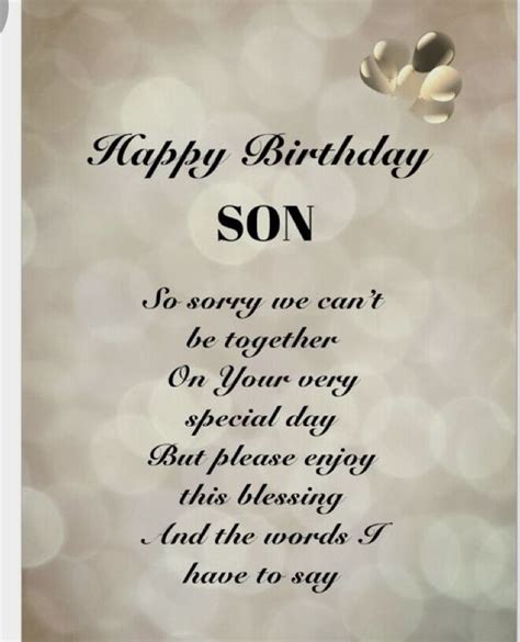 Happy Birthday Wishes for Son