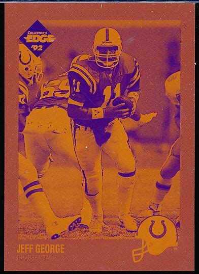 Lot Detail 1992 Collectors Edge Ftbl Metal Printers Proof Jeff