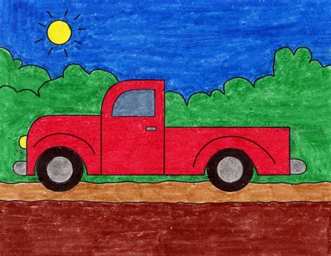 Easy Drawing Of A Truck