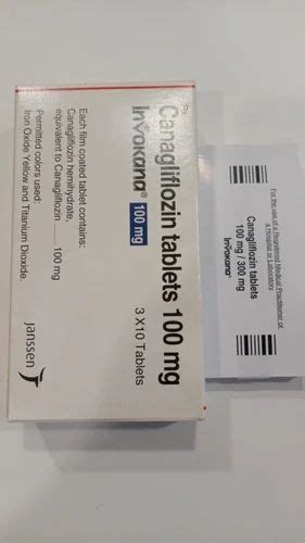 Invokana Canagliflozin 100mg Tablet Packaging Size 100 Tab At 350