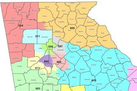 Georgia District 11 Redistricted Map Current Us Representative For