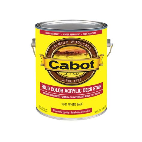 Cabot Solid Color Acrylic Deck Stain Mccormick Paints