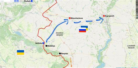 Mssn65 On Twitter RT RALee85 Map Showing The Ukrainian Advance And