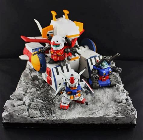 GUNDAM GUY: SD Gundam 'Operation V' - Diorama Build