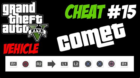 Gta 5 Trucchi 15 Comet [ps3 Xbox 360 Hd Ita] Cheat Codes Vehicle Youtube