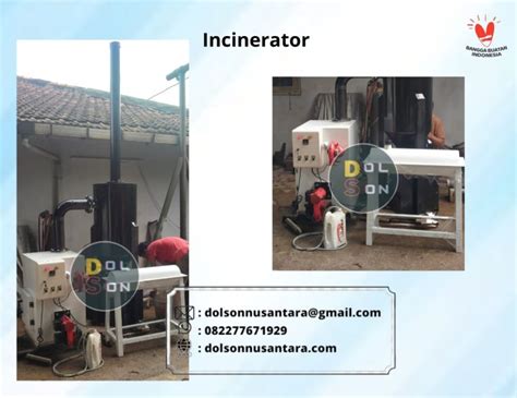 Jual Mesin Incinerator Tanpa Scrubber Kapasitas 20 Kg With Solar Burner