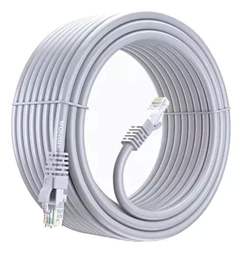 Cable De Red Patchcord 10 Metros Utp Cat5e Inyectado Blanco Vt Cable