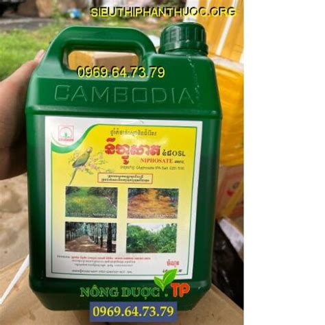 NIPHOSATE 48SL Trừ Cỏ Lưu Dẫn Mạnh Diệt Trừ Những Loại Cỏ Khó Trừ