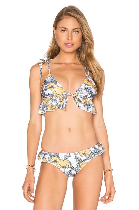 Hot Sexy Ruffle Bikinis Set Floral Women Swimwear Beach Bathing Suit Push Up Bikini Set Top