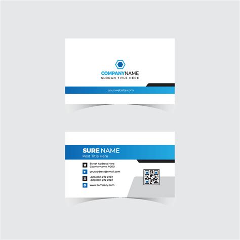 Business Card Template Vol-13 14456163 Vector Art at Vecteezy