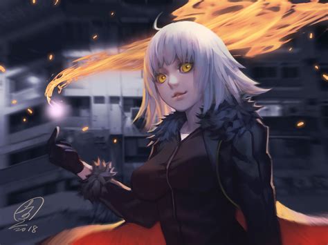 Wallpaper Nasib Grand Orde Avenger Fate Grand Order Jeanne Alter