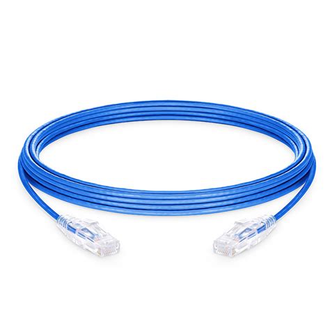 33ft 10m Cat6a Snagless Unshielded UTP PVC CM Slim Ethernet Network