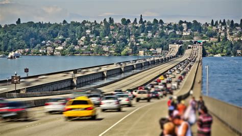 seattle i-90 traffic time lapse using Stock Footage Video (100% Royalty ...