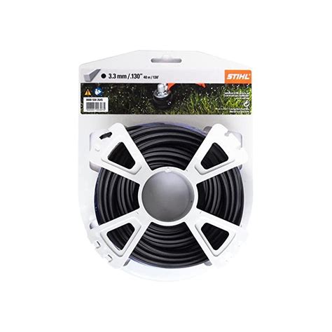 Fils de coupe carrés Noir 3 3 mm 38 m STIHL