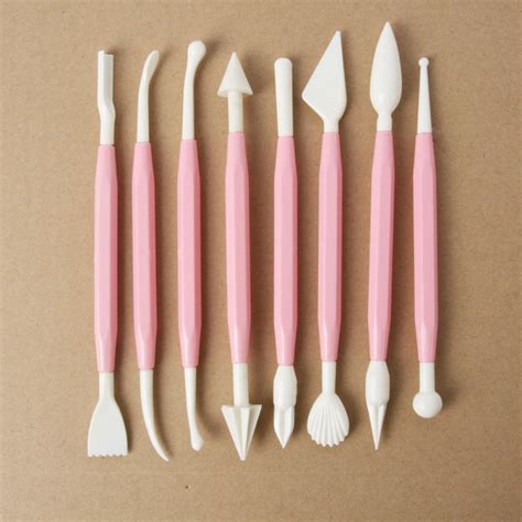 8 Piece Sculpting Modeling Fondant Tools - Annettes Cake Supplies