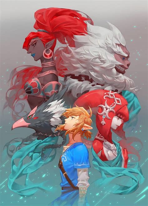 Welcome To Nintendo Breath Of The Wild Champions Hd Phone Wallpaper